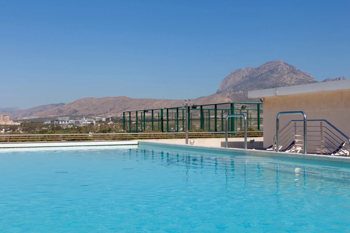 Rooftop pool